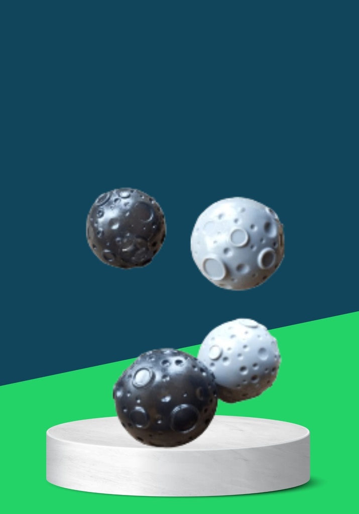GREY AND BLACK T BALL TOY
