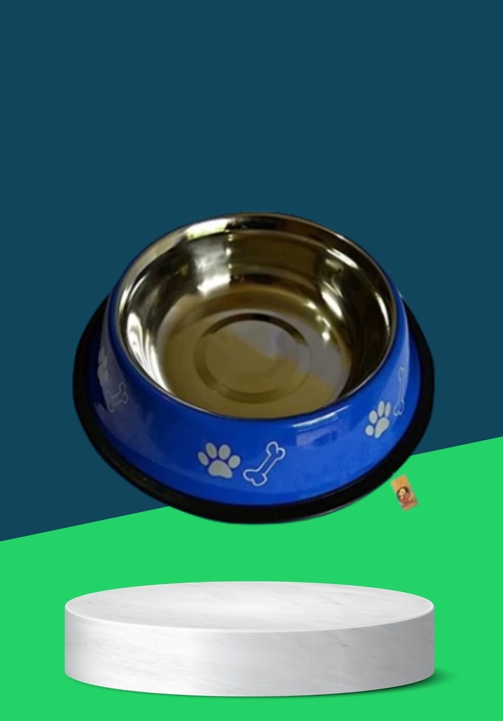 TEXT PRINT STAINLESS BOWL M(26CM)