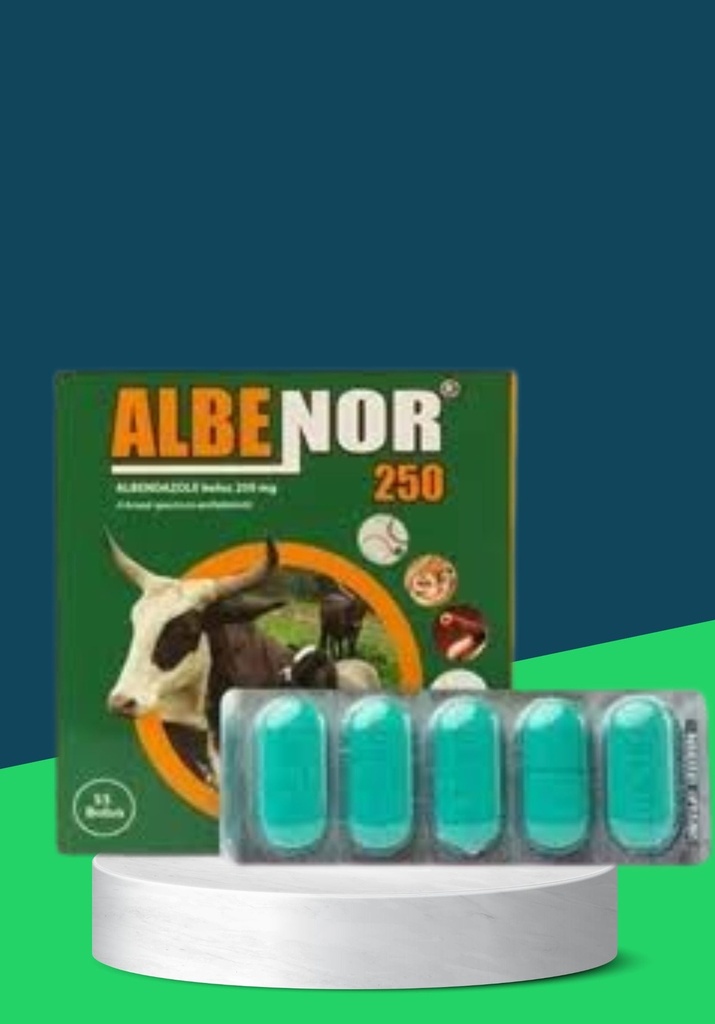 ALBENOR BOLUS 250MG