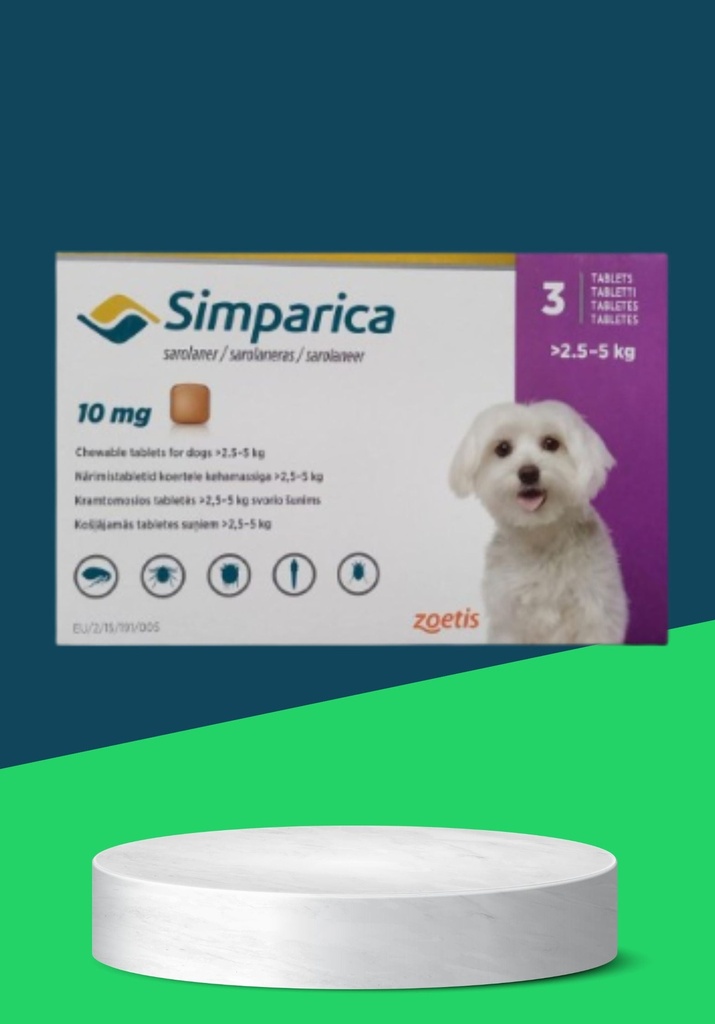 SIMPARICA 2.5-5KG(10MG)