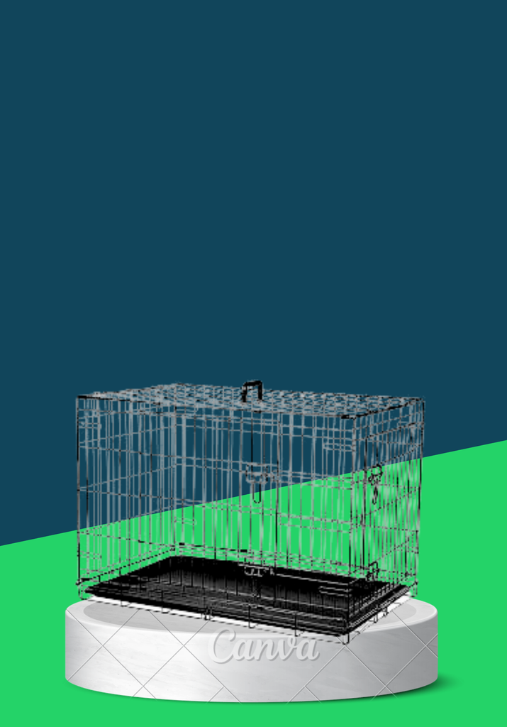 BLACKGREY COLLAPSIBLE CAGE SIZE1